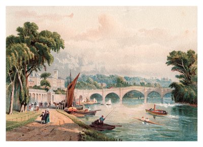 جسر ريتشموند ، 1880 بواسطة غير معروف