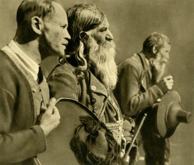 صلاة ريفلمان ، تيرول ، النمسا ، c1935. بواسطة غير معروف
