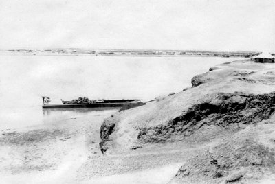 الضفة اليمنى لنهر دجلة وسامراء ، بلاد ما بين النهرين ، 1918 بواسطة غير معروف