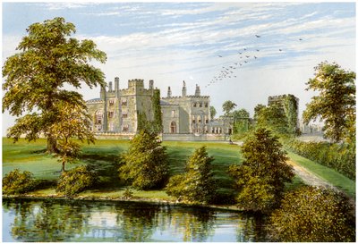 قلعة ريبلي ، يوركشاير ، منزل Baronet Ingilby ، c1880 بواسطة غير معروف