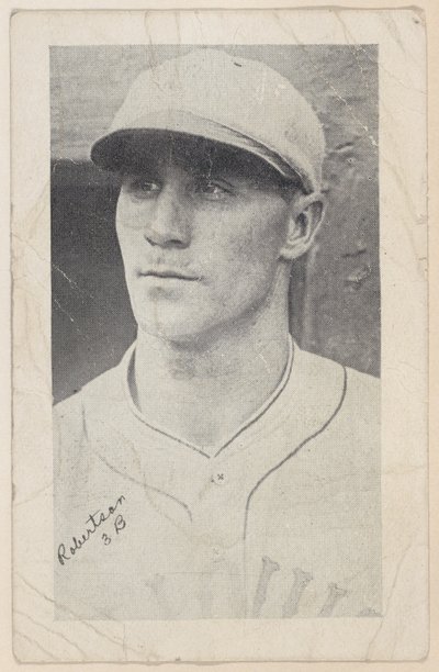 روبرتسون ، 3 ب ، من بطاقات قطاع البيسبول W575-2 ، كاليفورنيا. 1921-1922. بواسطة غير معروف
