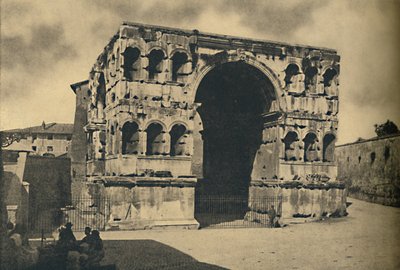 روما - قوس جانوس كوادريفرونز في قاعة المنتدى ، 1910 بواسطة غير معروف