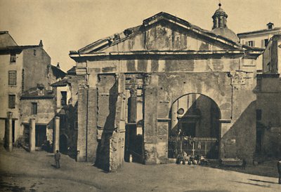 روما - بورتيكو أوكتافيا ، 1910 بواسطة غير معروف