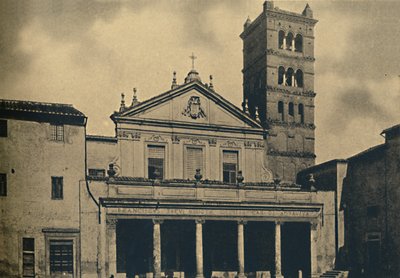 روما - معبد كنيسة القديس Caecilias بواسطة Bramante في الأديرة من S. Pietro في مونتوريو على ال Ja بواسطة غير معروف