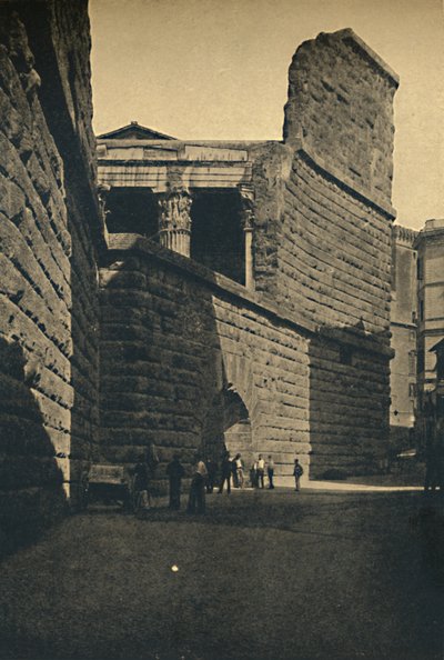 روما - جدار منتدى أغسطس ، 1910 بواسطة غير معروف