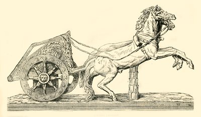 عربة سباق رومانية ، 1890. بواسطة غير معروف