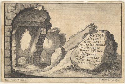 الآثار الرومانية ، النسخة الثانية من صفحة العنوان ، كاليفورنيا. 1650. بواسطة غير معروف