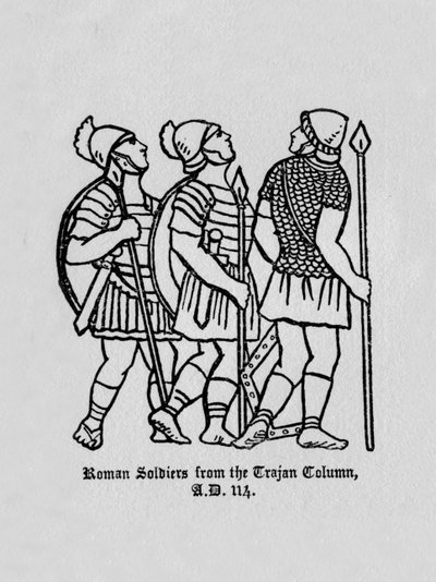 الجنود الرومان من عمود تراجان م 114 ، 1910 بواسطة غير معروف