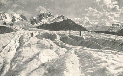 Roseg Glacier قرب Pontresina ، Engadine ، سويسرا ، 1895. بواسطة غير معروف