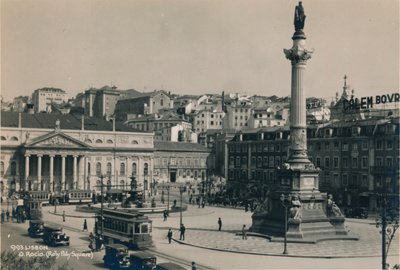 ساحة روسيو ، لشبونة ، البرتغال ، 1936 بواسطة غير معروف