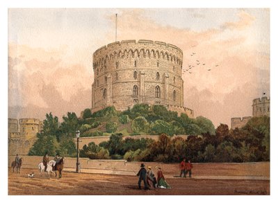 برج دائري ، وندسور ، 1880 بواسطة غير معروف