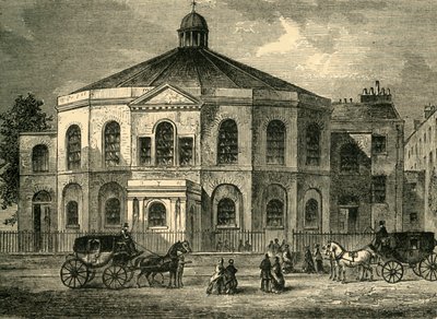 كنيسة رولاند هيلز في عام 1814 ، c1878. بواسطة غير معروف
