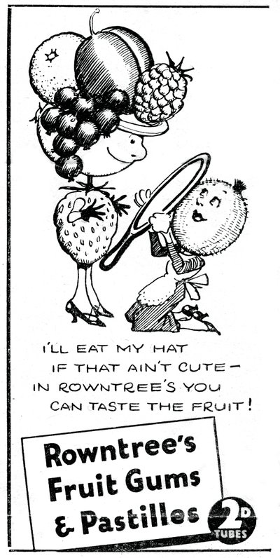علكة وفواكه Rowntrees ، 1938 بواسطة غير معروف