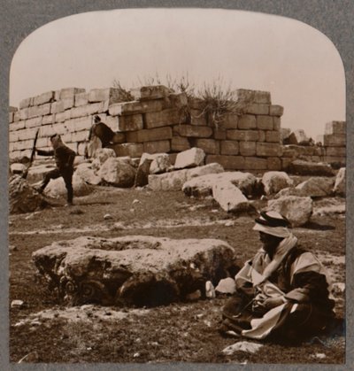 أطلال بالقرب من Machaerus ، c1900 بواسطة غير معروف