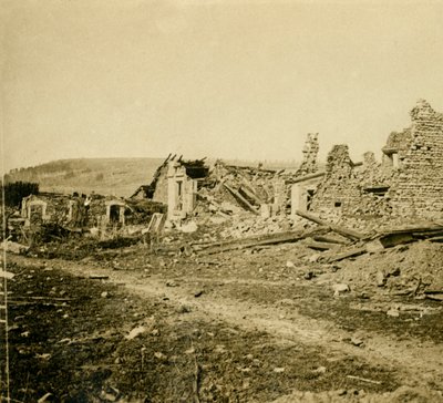 أطلال Les Éparges ، شمال فرنسا ، c1914-c1918. بواسطة غير معروف