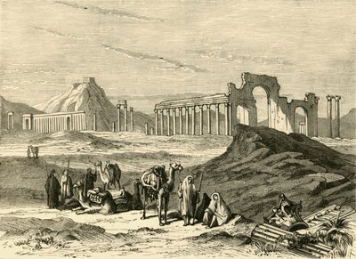 أطلال تدمر ، 1890. بواسطة غير معروف