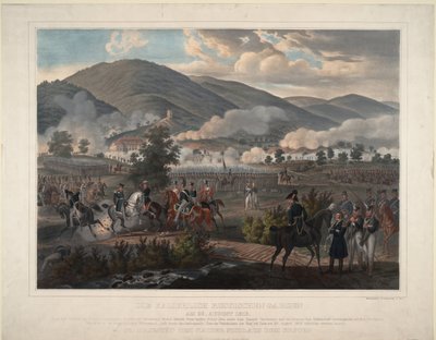 فوج حراس الحياة الروس في معركة كولم في 29 أغسطس 1813 ، حوالي 1813 بواسطة غير معروف