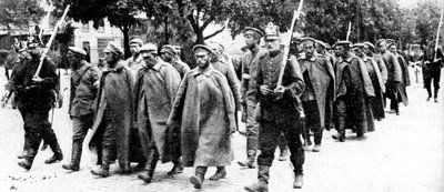 السجناء الروس ، شرق بروسيا ، الحرب العالمية الأولى ، 1914 بواسطة غير معروف