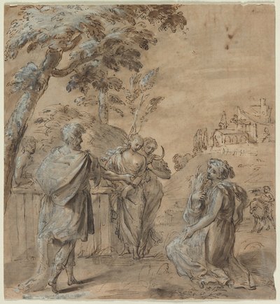 روث وبواز المستقيم سقوط سيمون ماجوس مقابل ، 1600s. بواسطة غير معروف