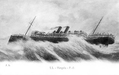 SS منغوليا في البحار الشديدة ، c1903-c1917 بواسطة غير معروف