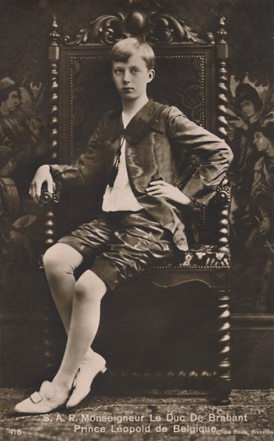 صاحب السمو الملكي Monseigneur Le Duc De Brabant Prince Leopold of Belgium ، c1910. بواسطة غير معروف