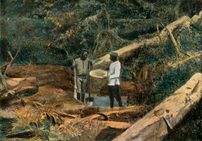 سانت إيلي. La Battee Recherche De LOr ، البحث عن الذهب ، 1900. بواسطة غير معروف