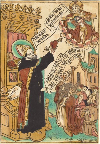 القديس أوغسطين ، 1450 - 1460. بواسطة غير معروف