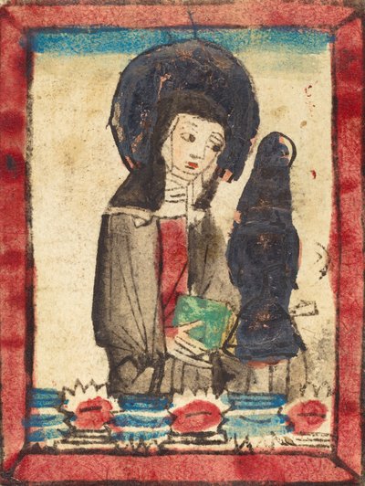 القديسة كلير الأسيزي 1450 - 1470. بواسطة غير معروف