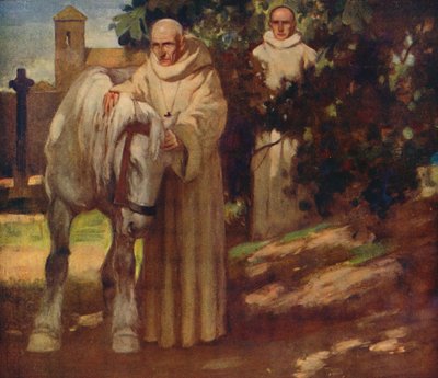 القديس كولومبا والحصان الأبيض ، 1912 بواسطة غير معروف