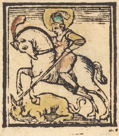 القديس جورج ، ج. 1475. بواسطة غير معروف