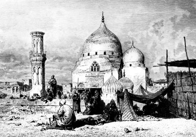 مسجد القديس إبراهيم ، دسوق ، مصر ، 1880 بواسطة غير معروف