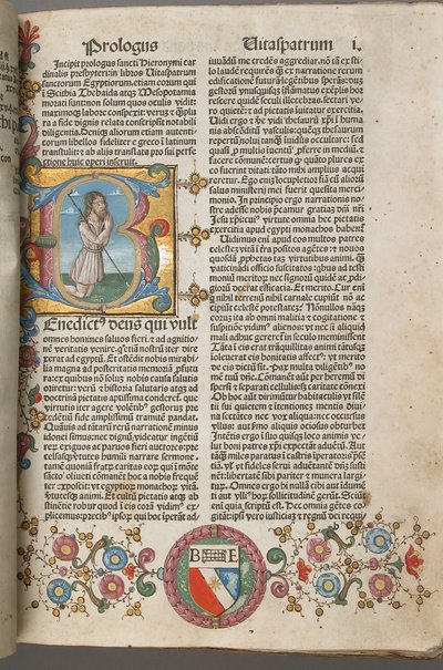 حياة الآباء للقديس جيروم ، 1483. بواسطة غير معروف