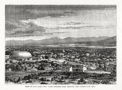 سولت ليك سيتي ، يوتا ، الولايات المتحدة الأمريكية ، 1877 بواسطة غير معروف
