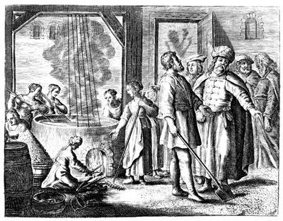 أعمال الملح ، أمستردام ، 1660 بواسطة غير معروف