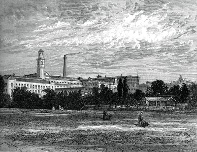 أعمال Saltaire ، c1880 بواسطة غير معروف