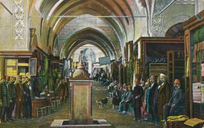 الخلاص من القسطنطينية - البازار الكبير ، c1900. بواسطة غير معروف