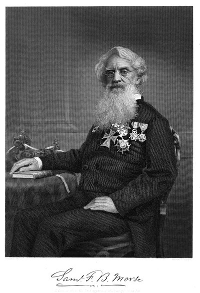 صموئيل فينلي بريس مورس ، فنان ومخترع أمريكي ، 1872 بواسطة غير معروف