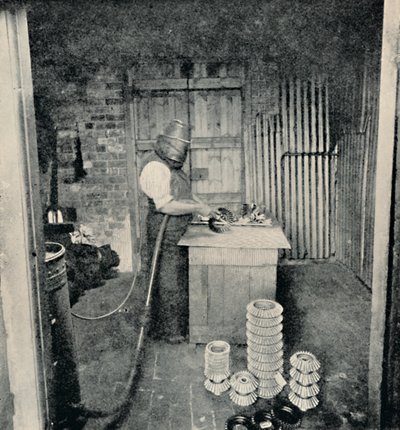 عجلات معدات السفع بالرمل ، c1917 بواسطة غير معروف