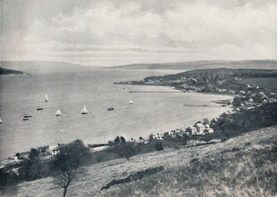 Sandbank - من الشرق ، يظهر Sandbank و Kilmun ، 1895 بواسطة غير معروف
