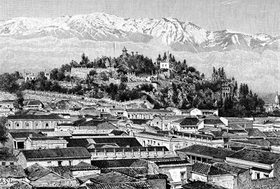 سانتياجو ، تشيلي ، 1895 بواسطة غير معروف