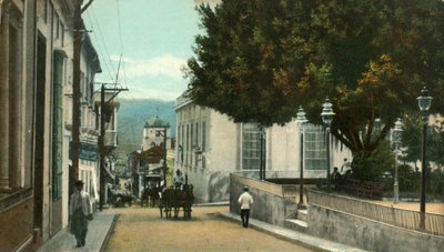 سانتياغو دي كوبا - كالي دي سانتو توماس ، 1907. بواسطة غير معروف