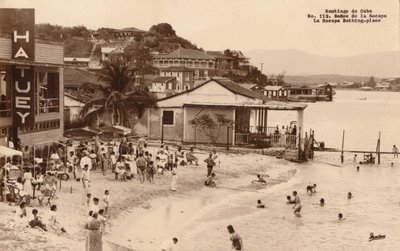 سانتياغو دي كوبا. La Socapa Bathing-place ، كوبا ، القرن 1900 بواسطة غير معروف