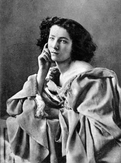 سارة برنهاردت ، ممثلة فرنسية ، 1869 بواسطة غير معروف