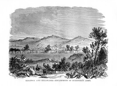 ساراتوجا و ستيلووتر ، معسكرات جيش Burgoynes ، 1777 ، 1872 بواسطة غير معروف