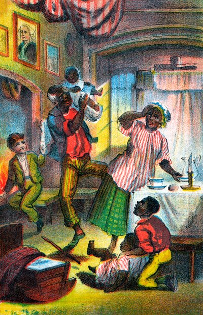 مشهد من Harriet Beecher Stowes Uncle Toms Cabin ، c1870 بواسطة غير معروف