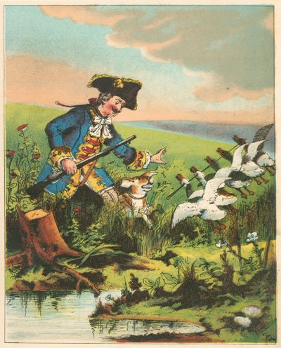 مشهد من The Adventures of Baron Munchausen بقلم رودولف إريك راسب ، c1850 بواسطة غير معروف