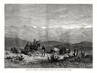 مشهد في بوليفيا ، 1877 بواسطة غير معروف