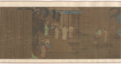 مشاهد من حياة الرجال المشهورين الجزء الثاني ، أسرة مينج ، القرنين السادس عشر والسابع عشر. بواسطة غير معروف