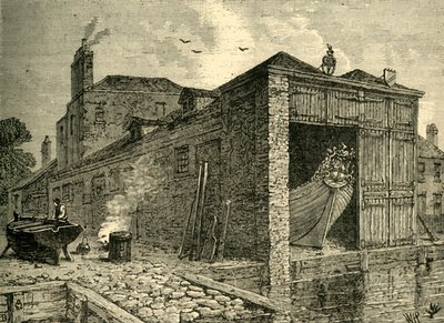 سيرلز بوت يارد في عام 1830 ، c1878. بواسطة غير معروف