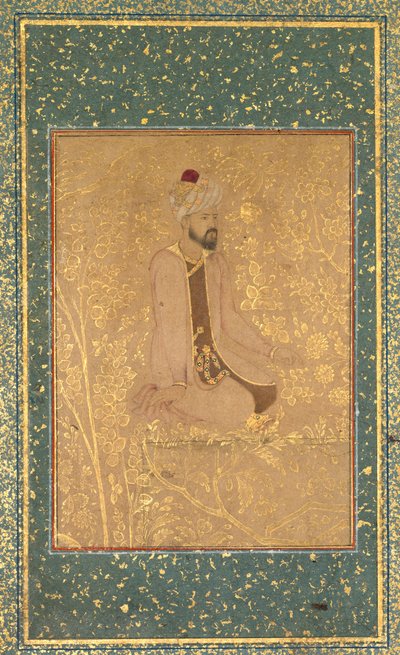 باحث جالس ، جزء من ألبوم طهران طهران ، ج. 1605-1610. بواسطة غير معروف